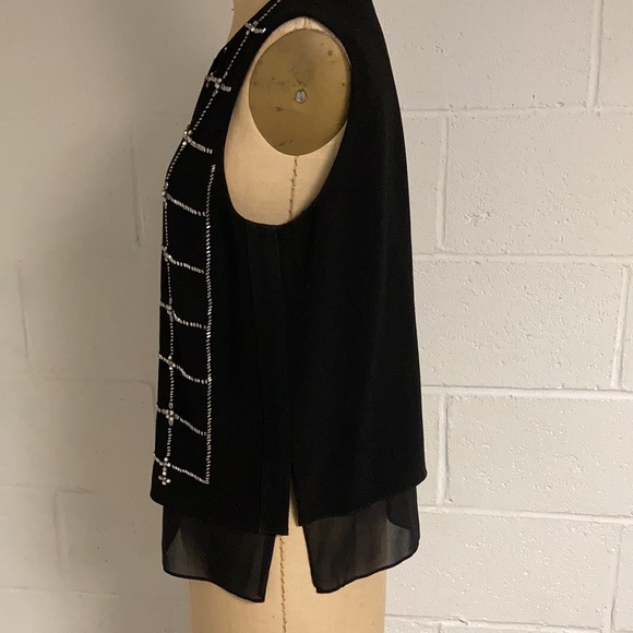 Tory Burch Metallic Sleeveless Top - Picture 5 of 7